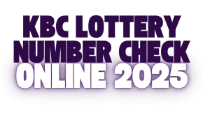 KBC Lottery Number Check Online 2025